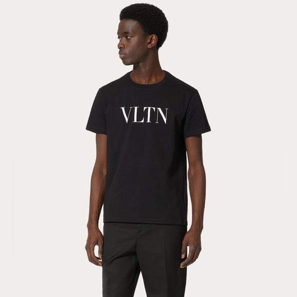 Valentino Garavani Other - Fair Men’s Size X-large Valentino Garavani VLTN Logo Cotton Tee In Black/White
